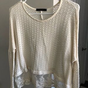 Sheer sweater